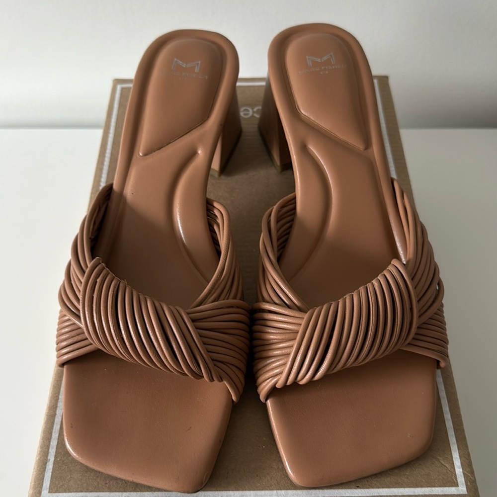 Marc Fisher Tan Women's Heeled Sandals